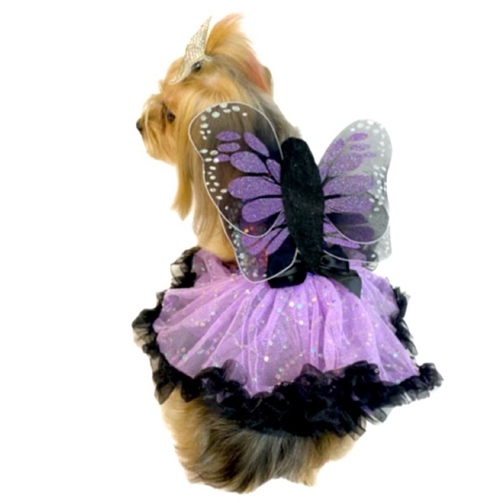 PawPatu Purple Butterfly/Fairy XSmall Dog Costume NWT